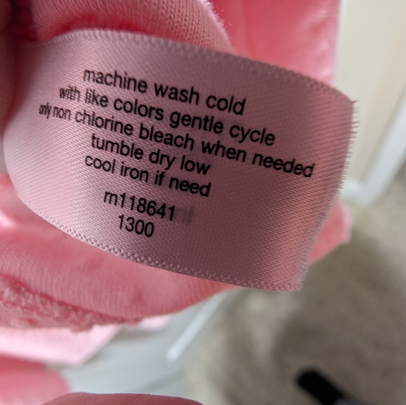 Lane Bryant Clip Dot Tiered Short Cap Sleeve Baby Doll Top in Pink Size 14/16 - Picture 3 of 6